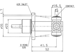 Sonda Metrol H4A-47-01S - System 3D